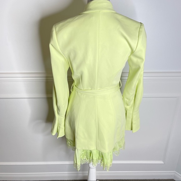 JONATHAN SIMKHAI Victoria Blazer Crepe Dress Pear - Picture 10 of 16